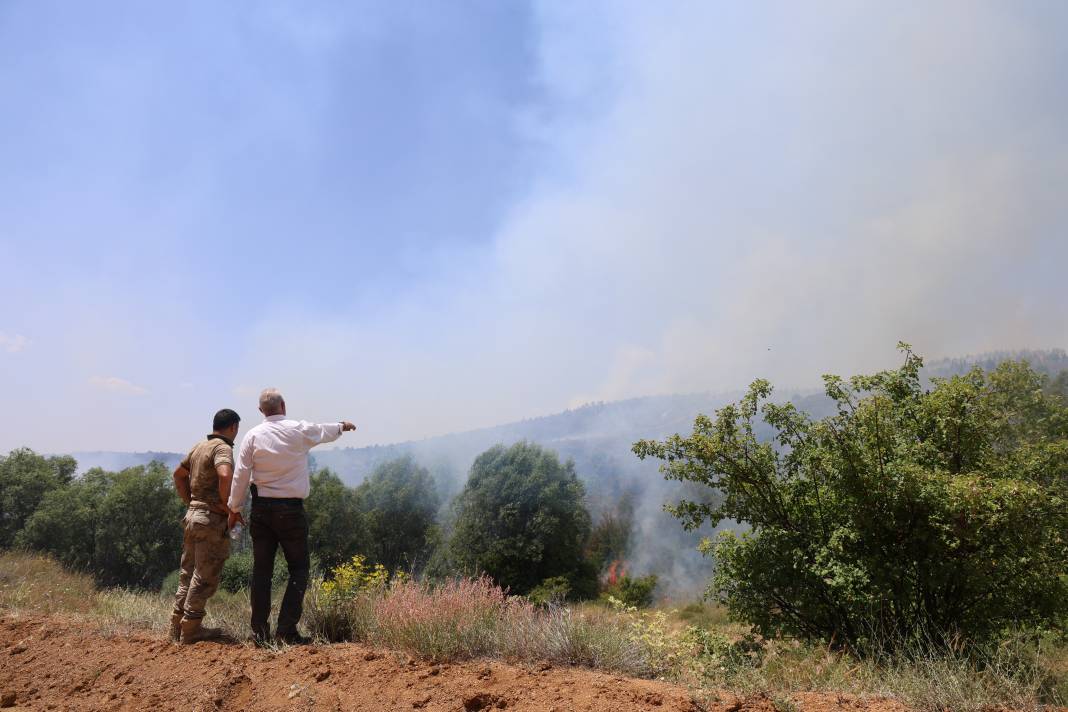 Elazığ'da orman yangını 31